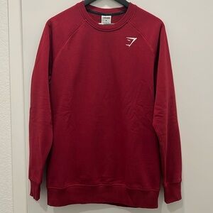 Gymshark Size M Maroon Crewneck Sweatshirt